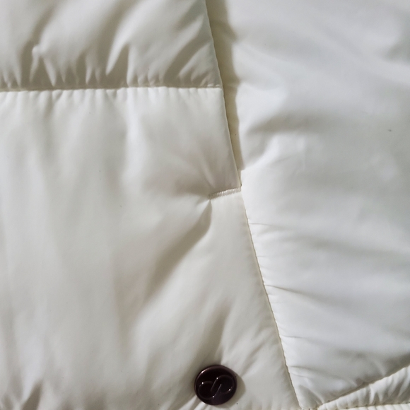 CALIA by Carrie Underwood L Quilted Vest White Puffer Sleeveless Full Zip Lined - Picture 4 of 12